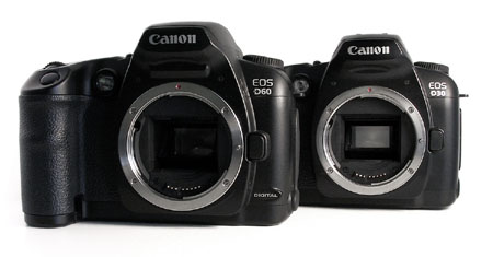 Canon EOS-D60 és EOS-D30